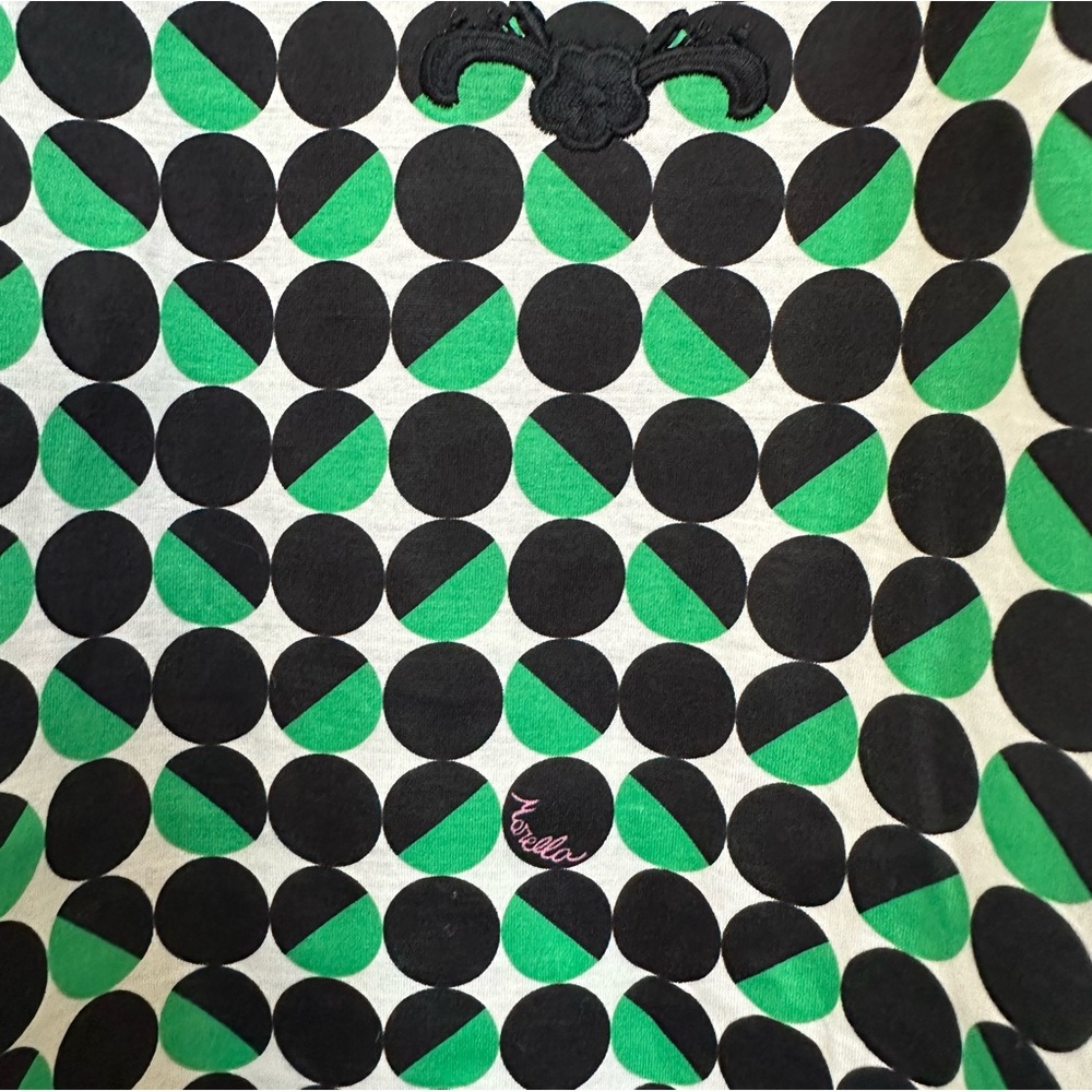 SOLD! MARELLA MAXMARA Labeled as Intrend Green Geometric T-shirt Size:L NWT - Picture 8 of 13